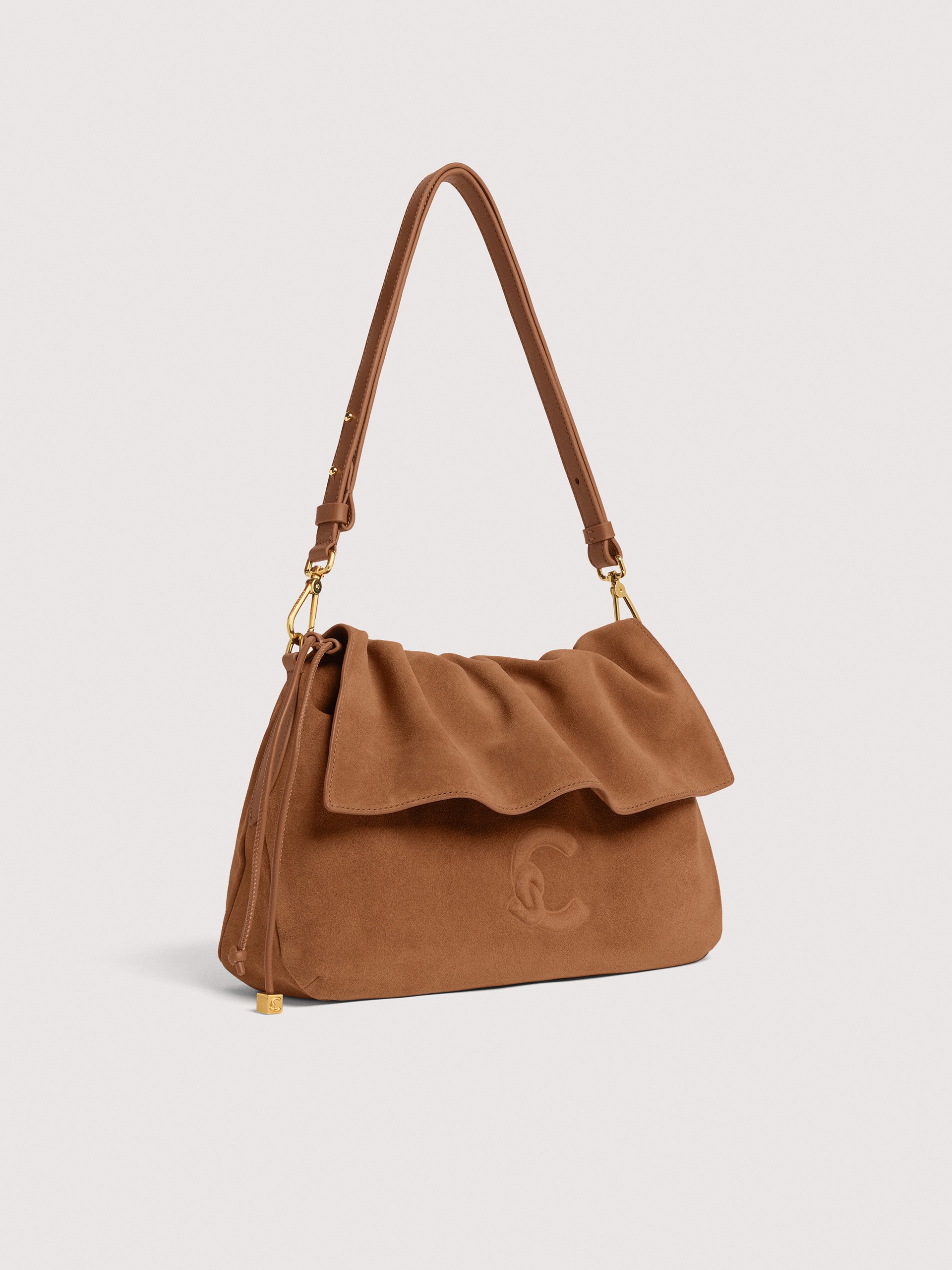 COCCINELLE LIDIA SUEDE BIM W11 COGNAC - immagine 2