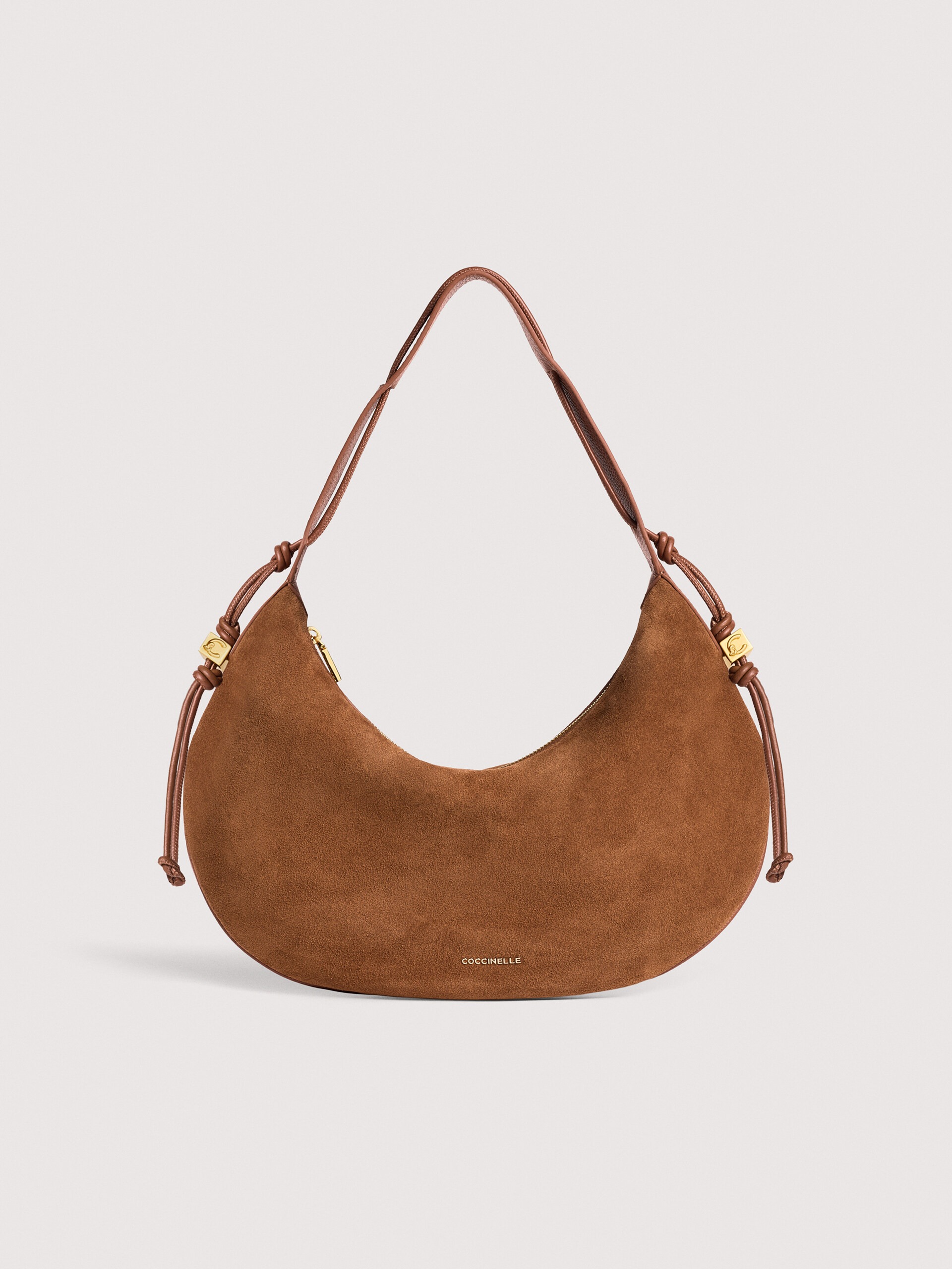 COCCINELLE THESS SUEDE BIM W11 COGNAC