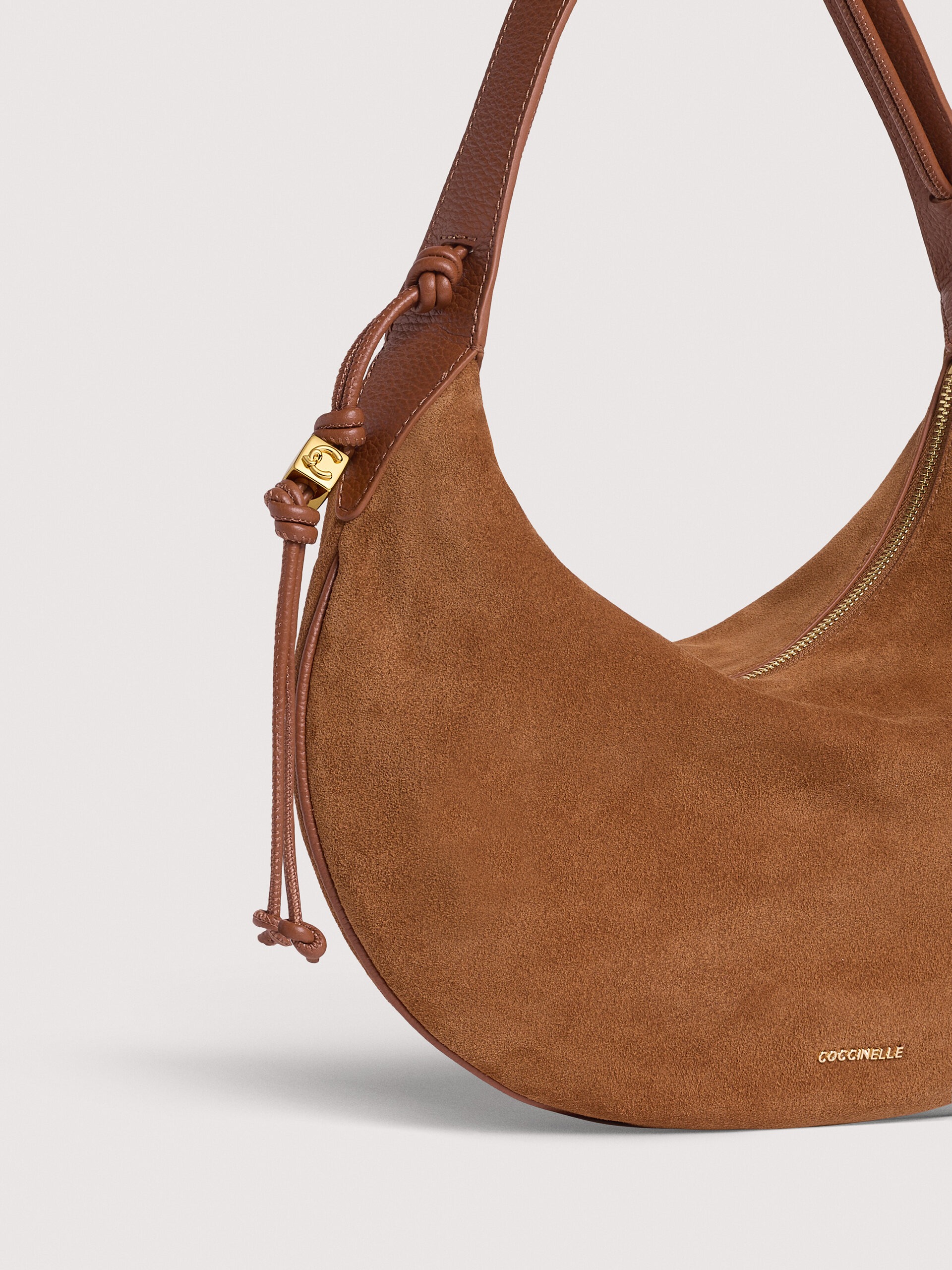 COCCINELLE THESS SUEDE BIM W11 COGNAC - immagine 4