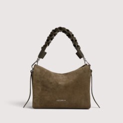 COCCINELLE BOHEME SUEDE BIMATERIAL W25 FANGO