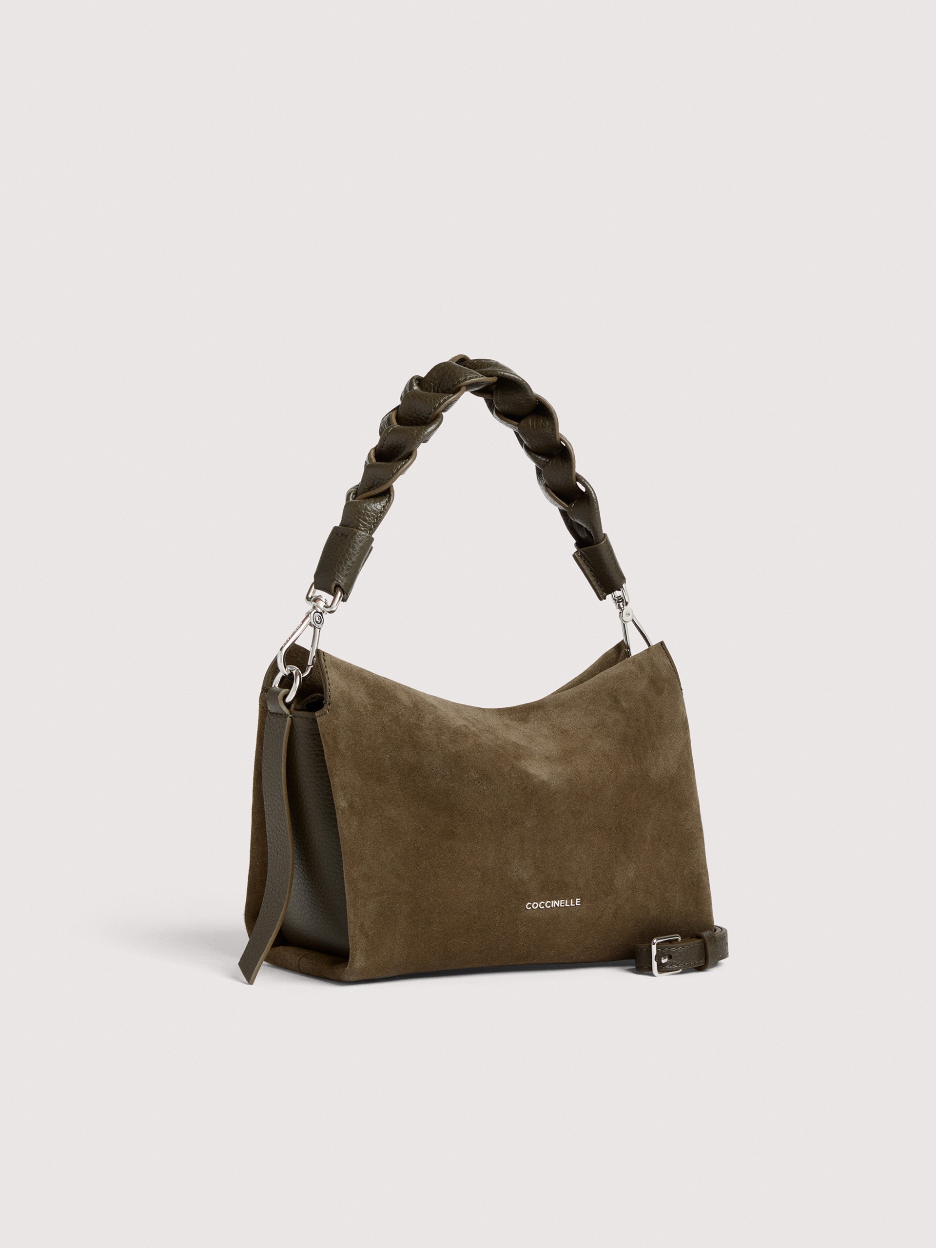 COCCINELLE BOHEME SUEDE BIMATERIAL W25 FANGO - immagine 2
