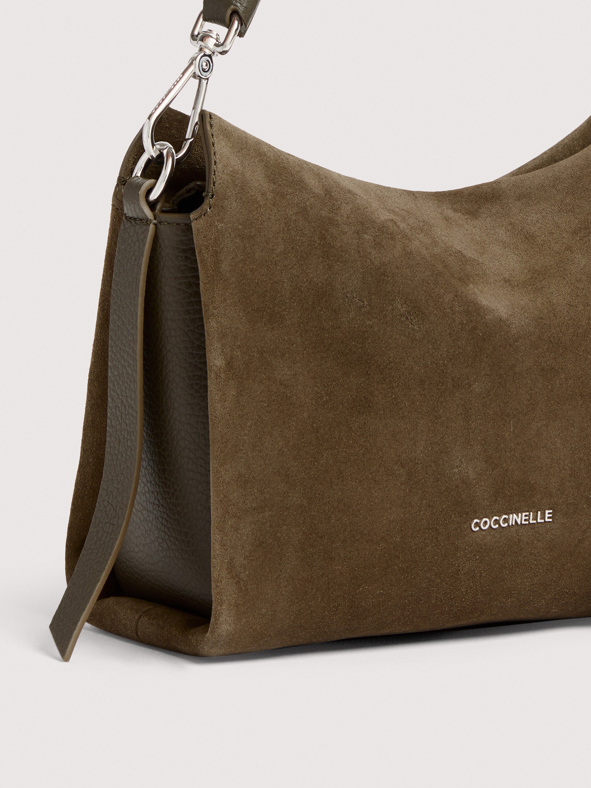 COCCINELLE BOHEME SUEDE BIMATERIAL W25 FANGO - immagine 4