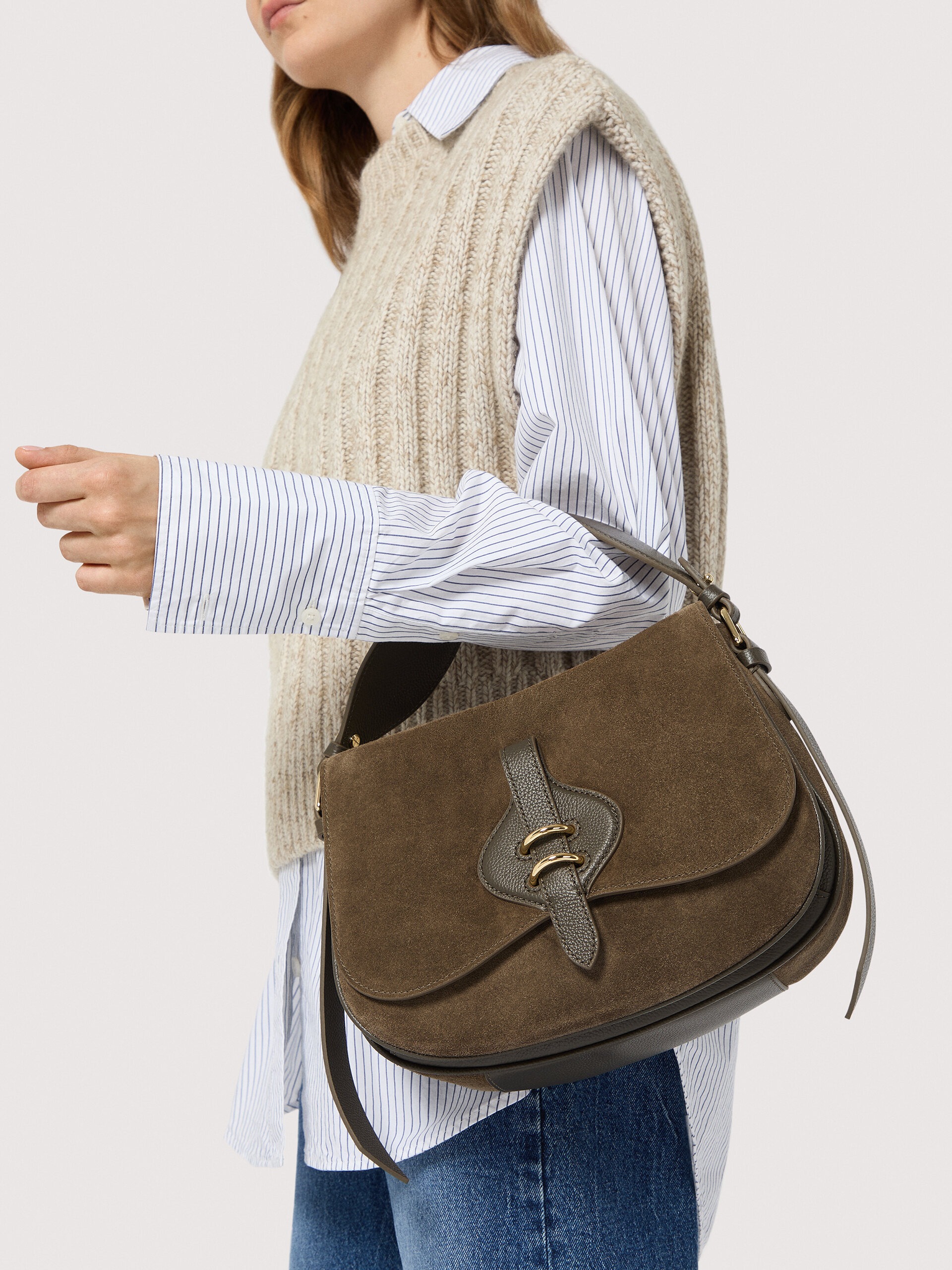 Coccinelle MAVERY SUEDE BI W25 FANGO - immagine 6