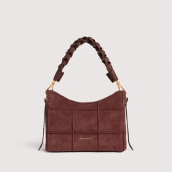 Coccinelle BOHEME CHECK EMBROIDERY R49 BERRY