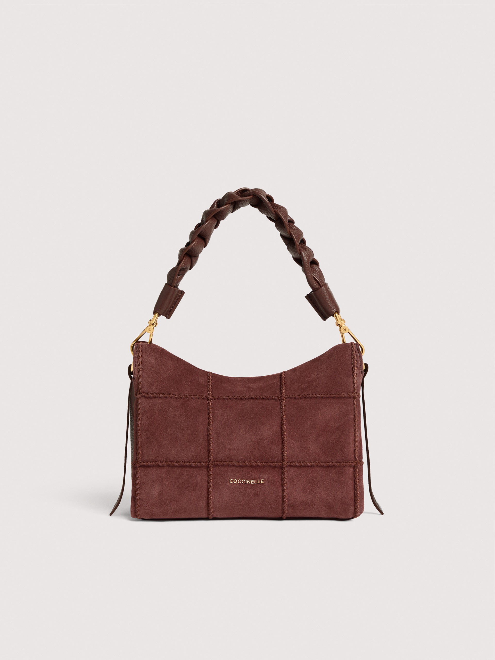 Coccinelle BOHEME CHECK EMBROIDERY R49 BERRY