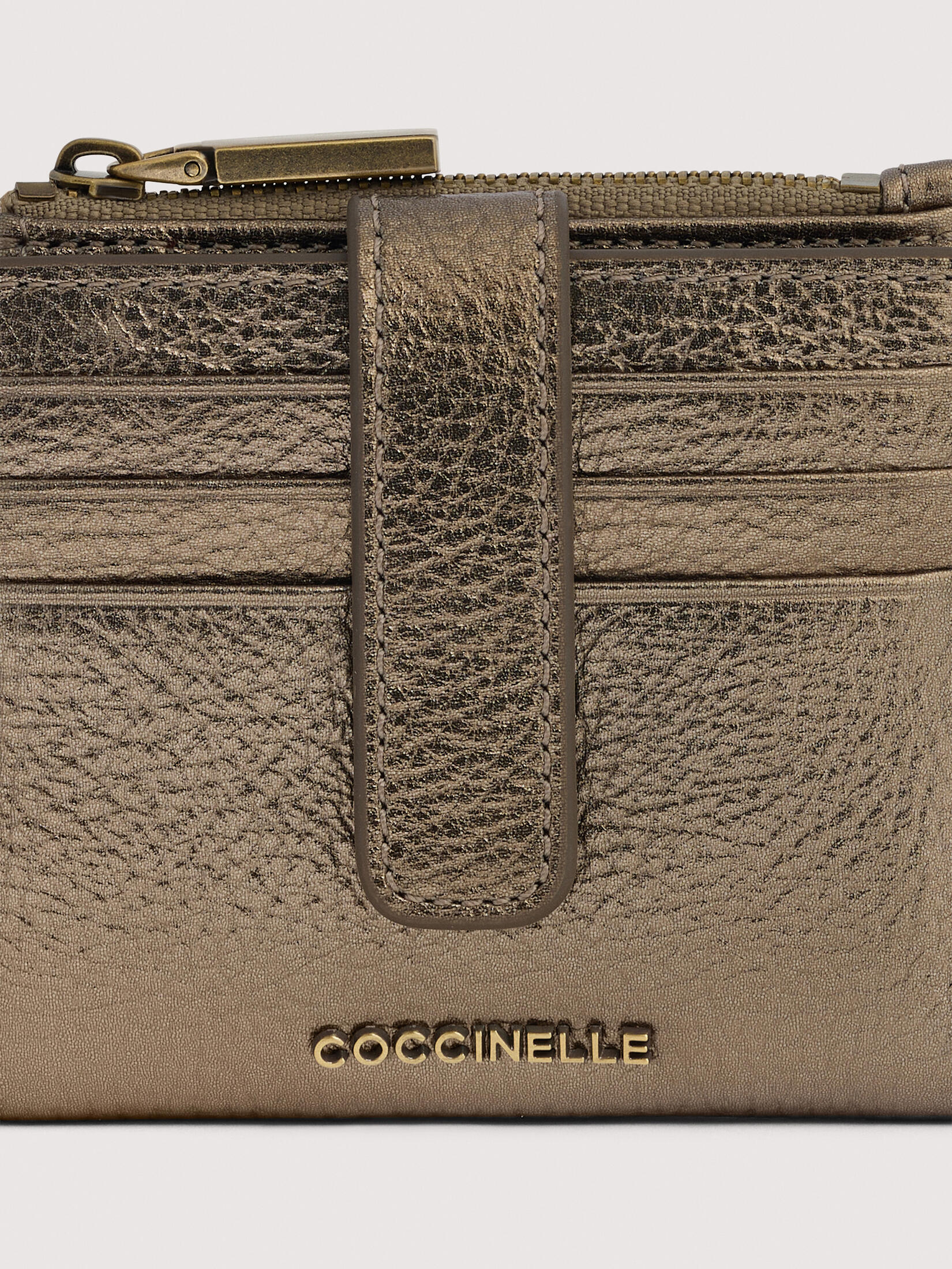 COCCINELLE METALLIC SOFT W79 ANTIQUE BRASS - immagine 3